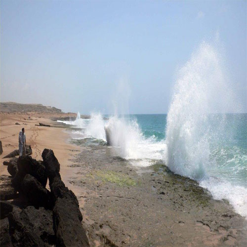 فواره طبیعی چابهار